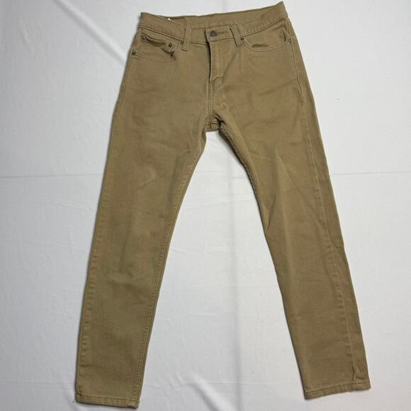 Levi’s 512 Slim Fit Khaki Pants Size 29x30 - Picture 1 of 6